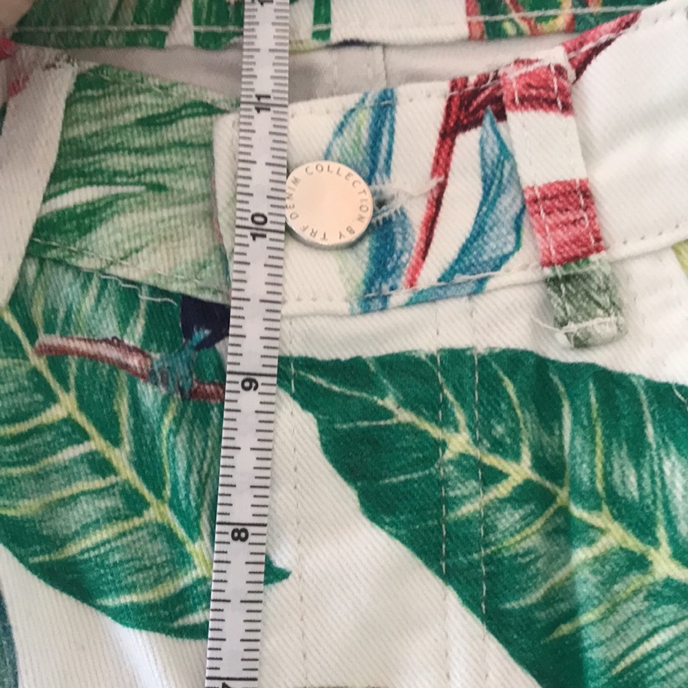 Zara TRF Tropical Hi Rise Mom fit ankle jeans 🌺🌴 - Picture 13 of 14